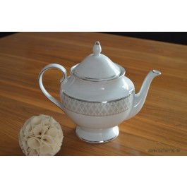 Ceainic din portelan fin 1.2 L - Marie - Nr catalog 2281 (Set Servicii Portelan de cafea)