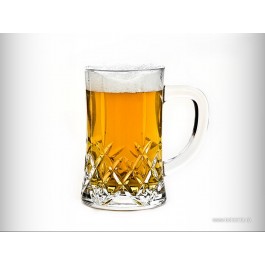 Set 6 halbe de bere din cristal de Bohemia - Sheffield - Nr catalog 2934 (Pahare)