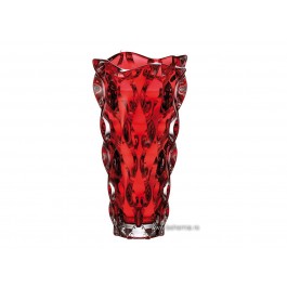 Vaza Bohemia Cristalit 32 cm - Venus Rosu - Nr catalog 3012 (Vaze)