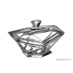 Caseta 16 cm Bohemia cristalit - Origami - Nr catalog 2576 (Bomboniere si casete cu capac)