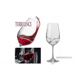 Crystallite red wine glasses - Turbulance - Catalog no 3393