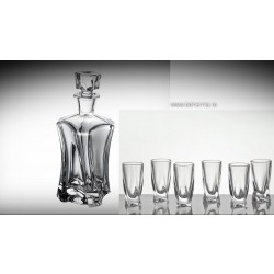 Set lichior cu sticla Bohemia cristalit - Dallas Special - Nr catalog 2060 (Pahare cu sticla)