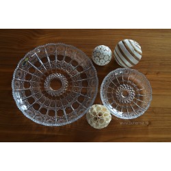 Set tort/desert din cristal de Bohemia - Thea - Nr catalog 2286 (Fructiere - Boluri - Platouri)