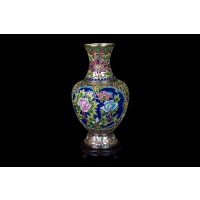 Cloisonne big vase 40 Cm - VM8 - Catalog No 1133