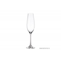Crystallite champagne glasses - Columba - Catalog no 3058
