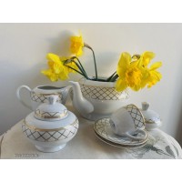 Porcelain tea set - Amelia - Catalog no 3275