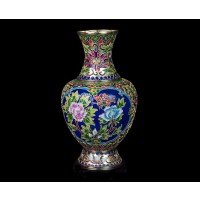 Cloisonne big vase 27 Cm - VM6 - Catalog No 883