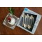 Crystallite icecream cups with spoons - Catalog no 3127