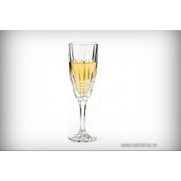 Pahare de sampanie 180 ml din cristal de Bohemia - Monte Carlo - Nr catalog 1855 (Pahare