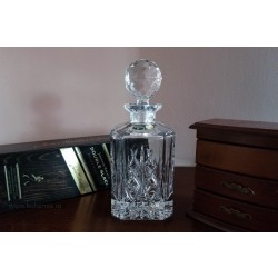 Sticla de whisky din cristal de Bohemia - Rombus - Nr. catalog 2671 (Sticle si carafe)