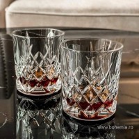Set pahare de whisky din cristal de Bohemia - Brixton - Nr catalog 2225